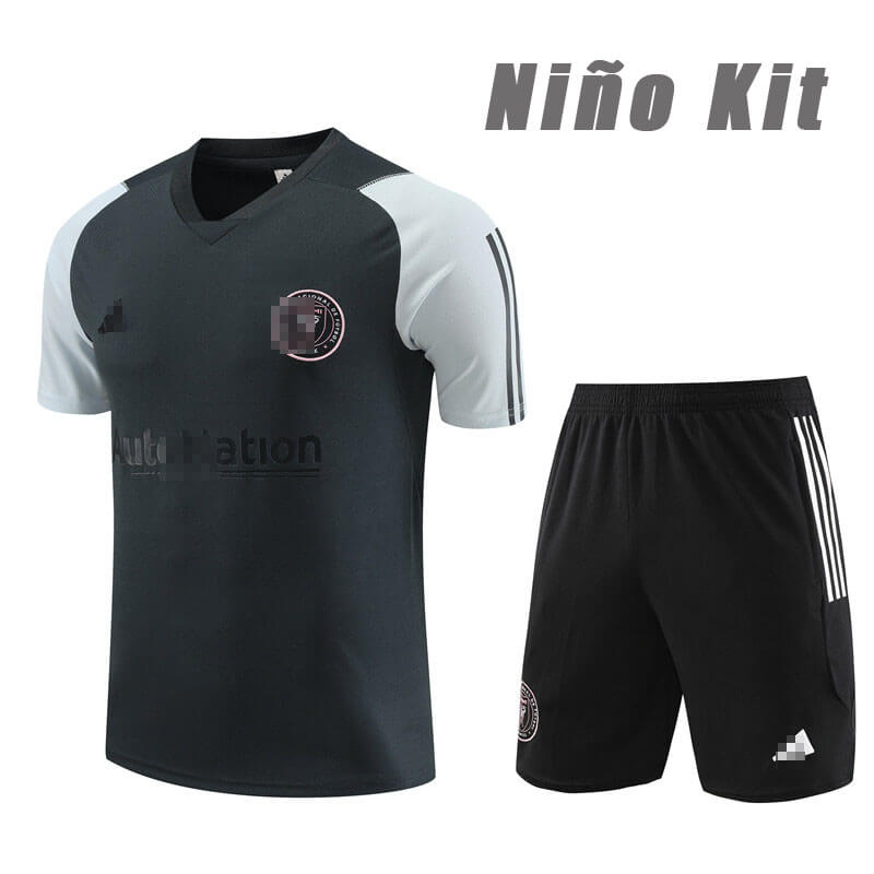 Camiseta de Entrenamiento de Inter Milan 2023/2024 Niño Kit Gris